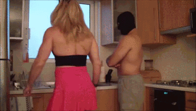 TRAMPLING IN THE KITCHEN