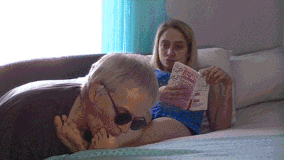 Ally is reading