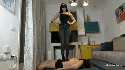 MISTRESS GAIA - LUCKY AND LIGHTENED TRAMPLING - HD