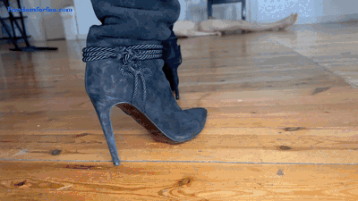 Mx Bambi - High Heel Trampling and Bootjob (HD 1080p MP4)