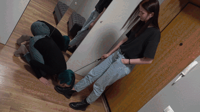 ANNA - Your Mistress is tired - Boots, socks and sweaty foot worship (HD)