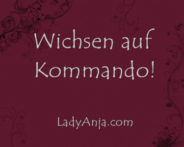 Wichsen auf Kommando