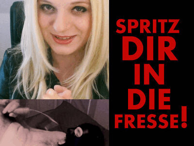 Spritz dir in die Fresse!